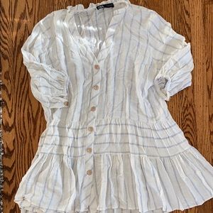 light and airy dress from zara